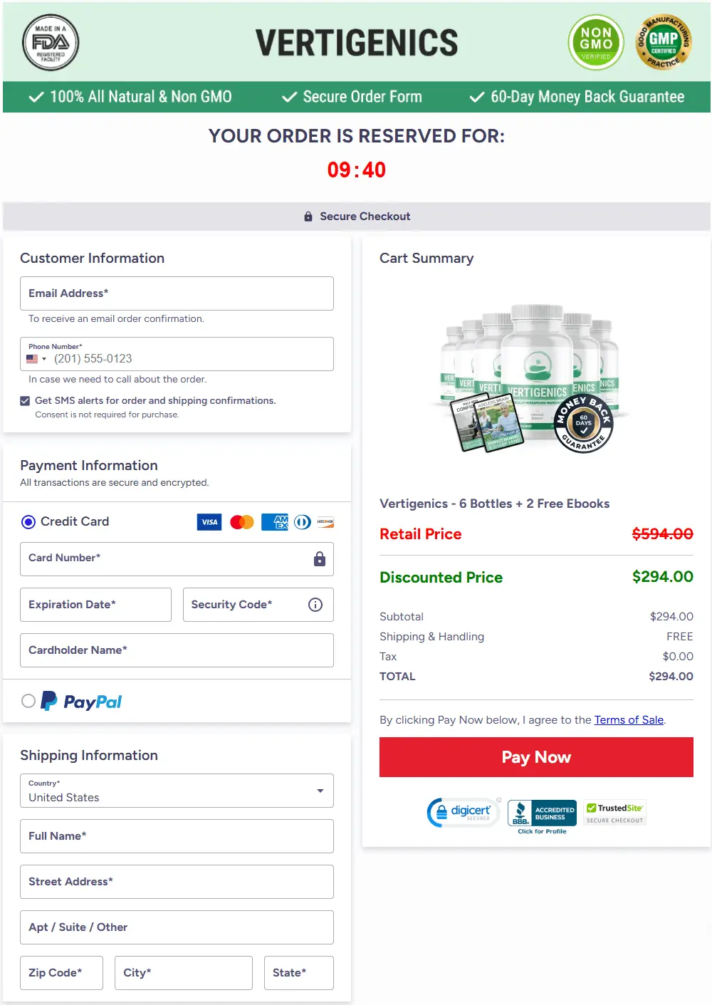 Vertigenics-order-page